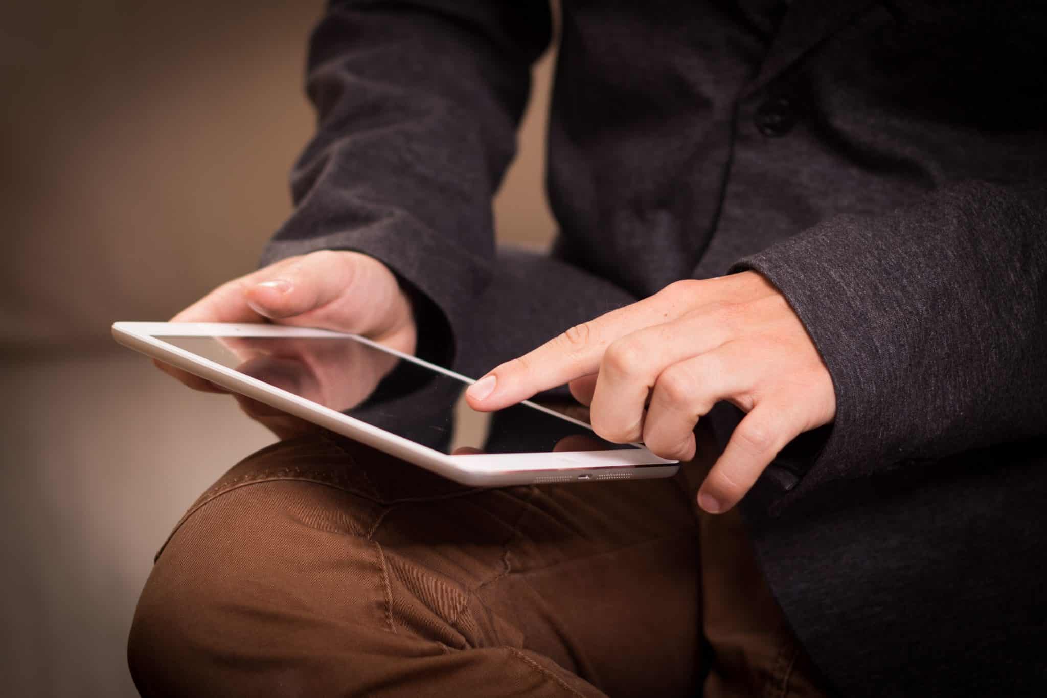 vehicle inspection with tablet